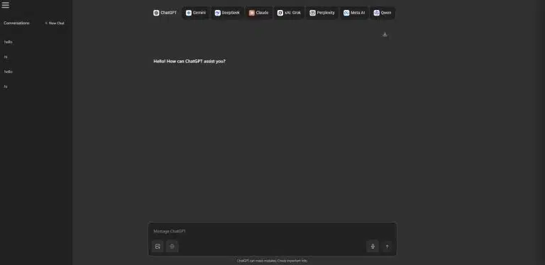 Unlimited AI chat